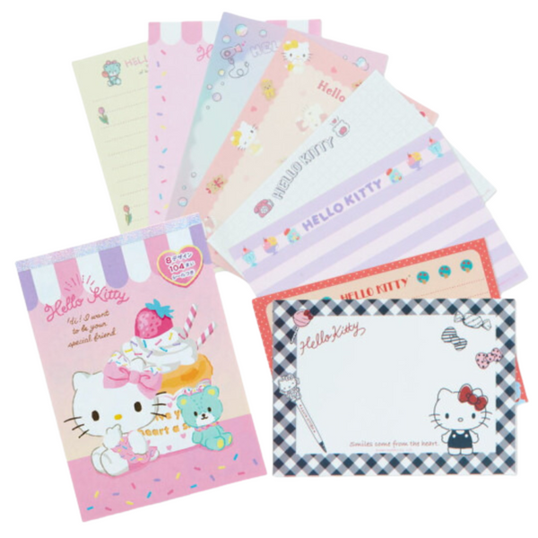 Sanrio Hello Kitty A6 Memo Set of 8