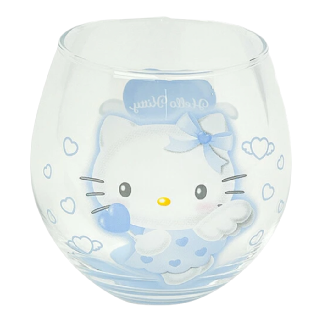 Sanrio Hello Kitty Angel Blue Round Glass