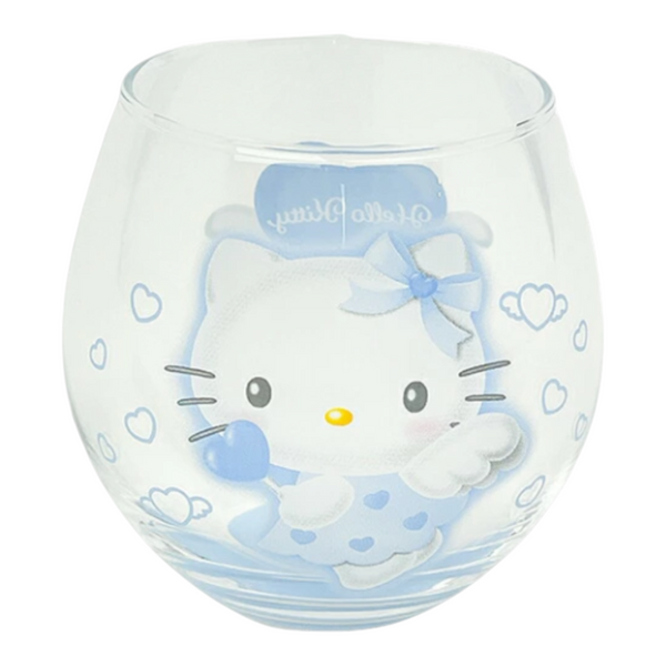 Sanrio Hello Kitty Angel Blue Round Glass