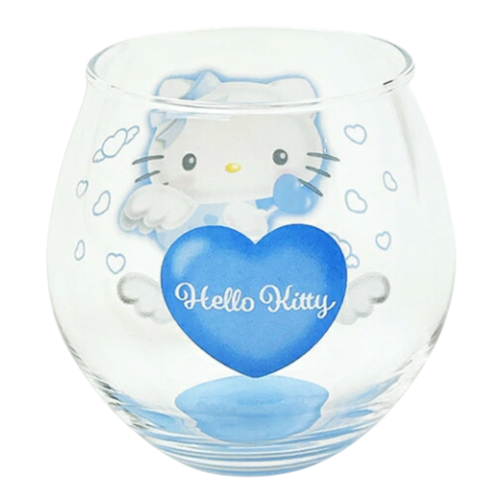 Sanrio Hello Kitty Angel Blue Round Glass