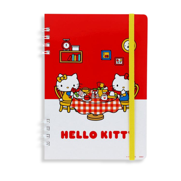 Sanrio Hello Kitty B6 Double Ring Notebook With Elastic Band