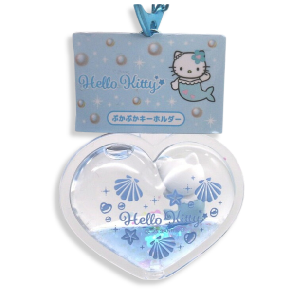 Sanrio Hello Kitty Blue Mermaid Floating Keychain