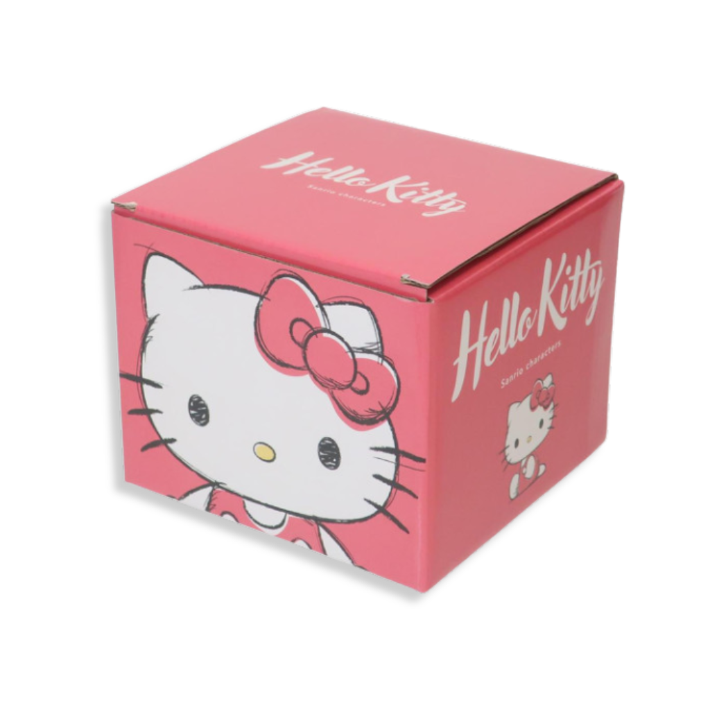 Sanrio Hello Kitty Ceramic Tea Bowl & Melamine Soup Bowl Set