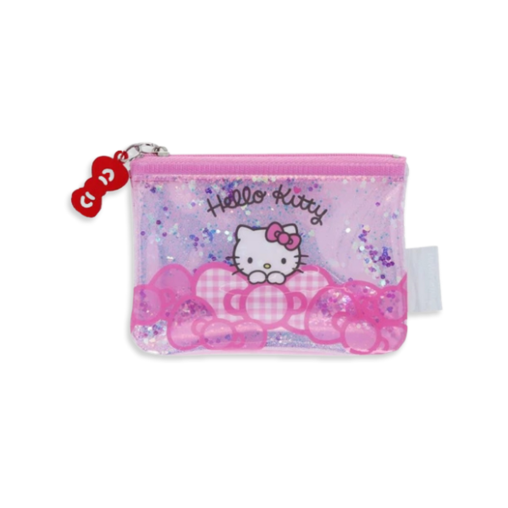 Sanrio_Hello_Kitty_Clear_Glitter_Pink_Mini_Pouch_1