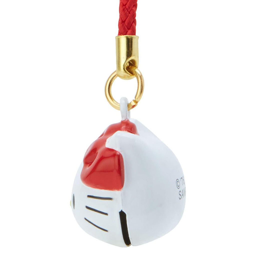 Sanrio Hello Kitty Face Shaped Bell Charm Strap