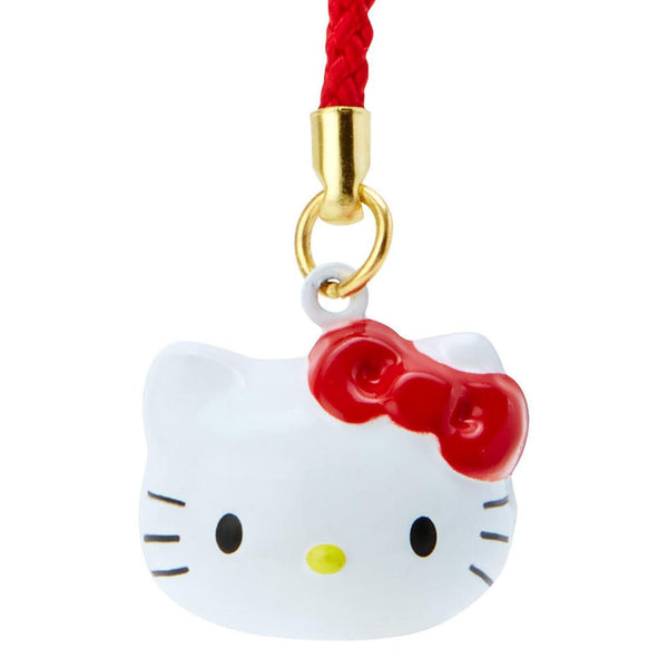 Sanrio Hello Kitty Face Shaped Bell Charm Strap