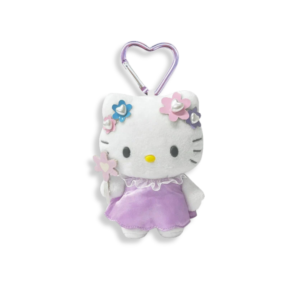 
Sanrio Hello Kitty Fantasy Fairy Flower Mascot with Carabiner
