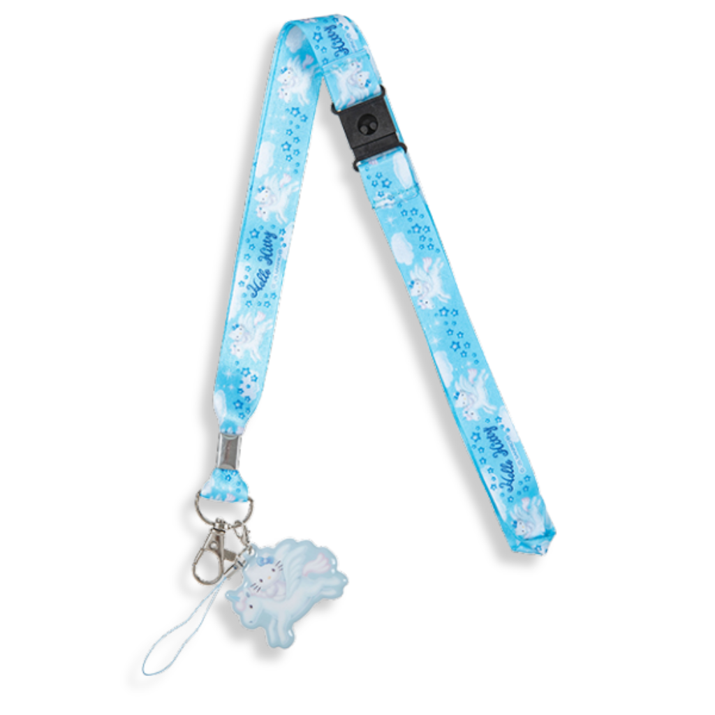 Sanrio Hello Kitty Fantasy Pegasus Blue Neck Strap
