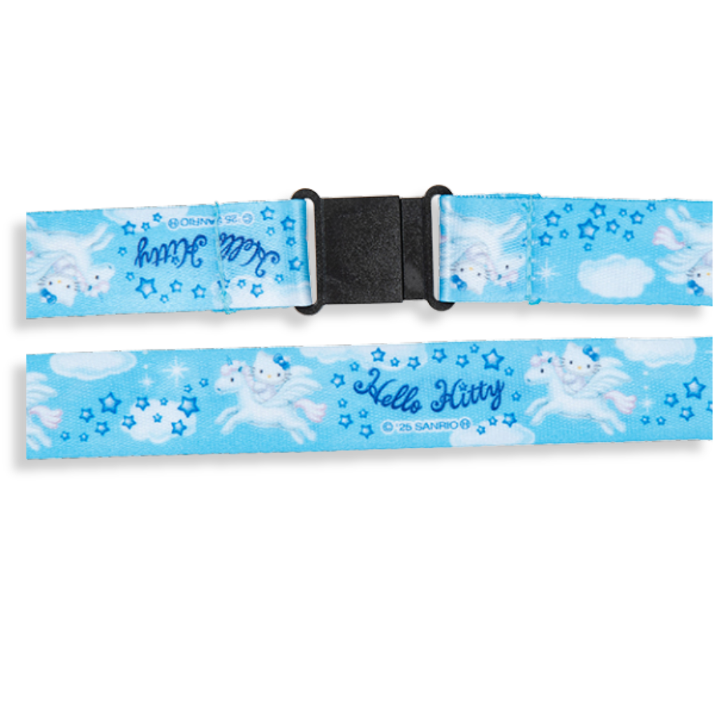 Sanrio Hello Kitty Fantasy Pegasus Blue Neck Strap
