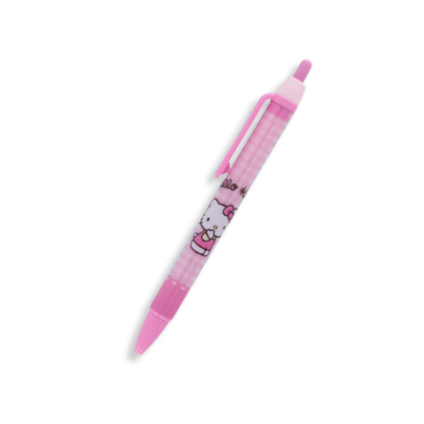 Sanrio Hello Kitty Gingham Pink Ballpoint Pen
