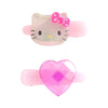 Sanrio Hello Kitty Hair Clip Set with Heart Design