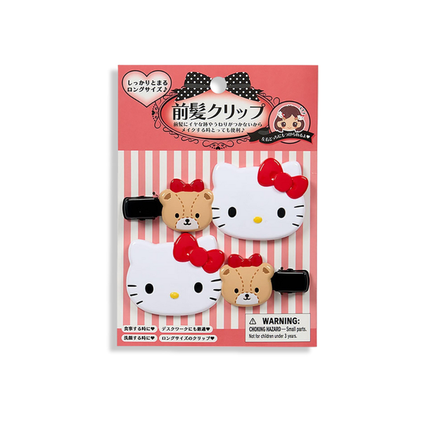Sanrio Hello Kitty Hair Clips Set