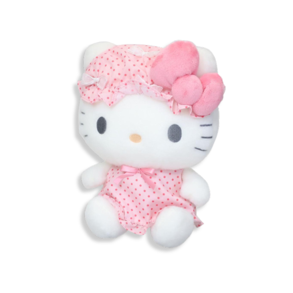 Sanrio Hello Kitty Nightcap Ribbon Plush 21.5cm