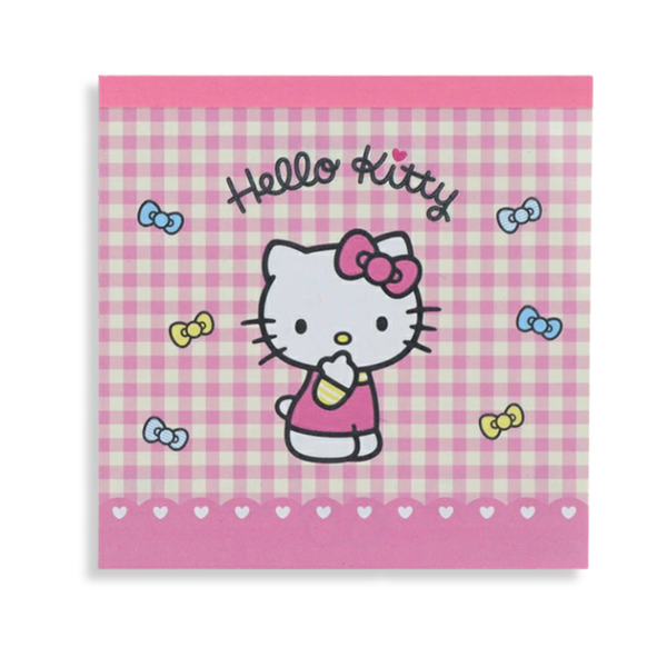 Sanrio Hello Kitty Pink Square Memo Pad