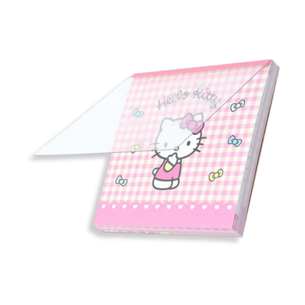 Sanrio Hello Kitty Pink Square Memo Pad