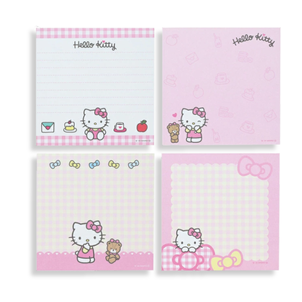 Sanrio Hello Kitty Pink Square Memo Pad