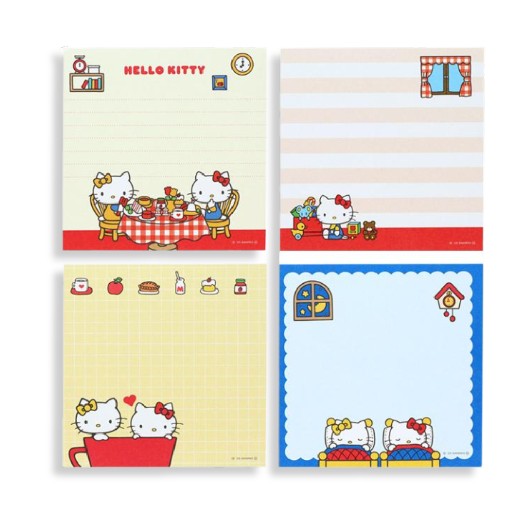 Sanrio Hello Kitty Red Square Memo Pad
