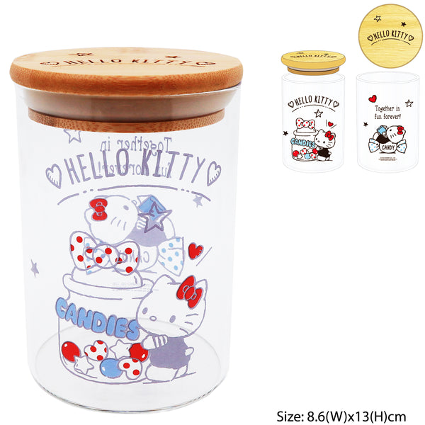 Sanrio Hello Kitty Round Glass Container