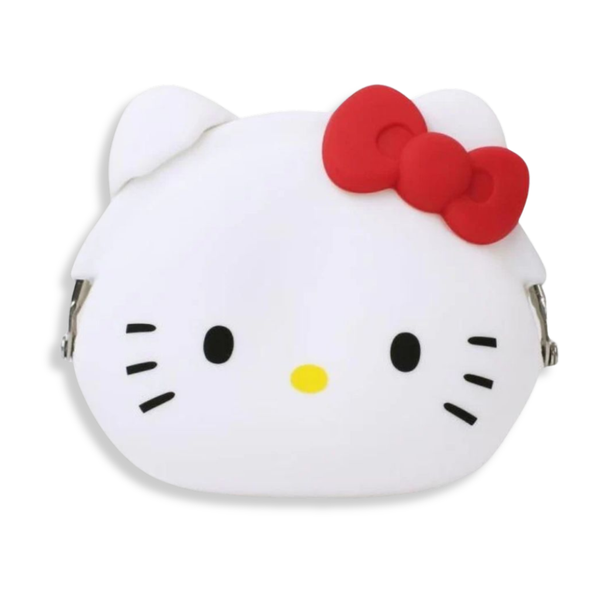Sanrio Hello Kitty Silicone White Pouch