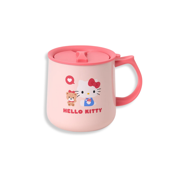 Sanrio Hello Kitty Stainless Steel Mug With Lid