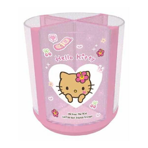 sanrio-hello-kitty-tan-swimsuit-party-rotating-pen-stand
