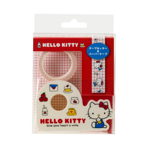 Sanrio Hello Kitty Tape Cutter & Paper Tape