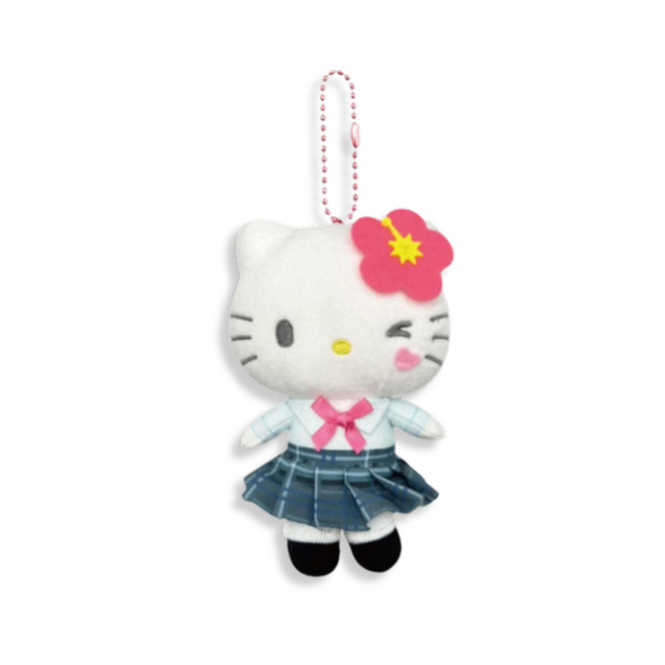 Sanrio Hello Kitty Uniform Plush Mascot Keychain 