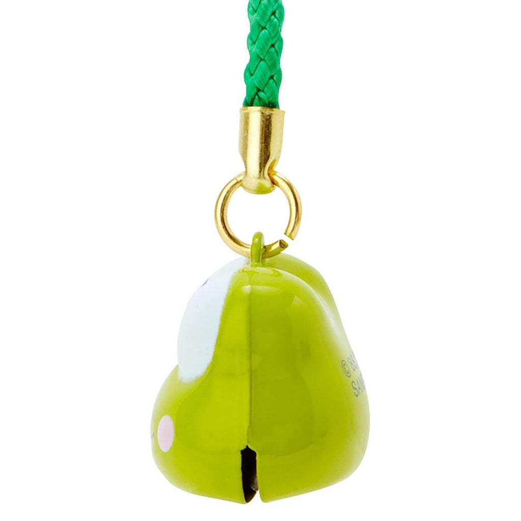 Sanrio Keroppi Face Shaped Bell Charm Strap