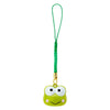 Sanrio Keroppi Face Shaped Bell Charm Strap