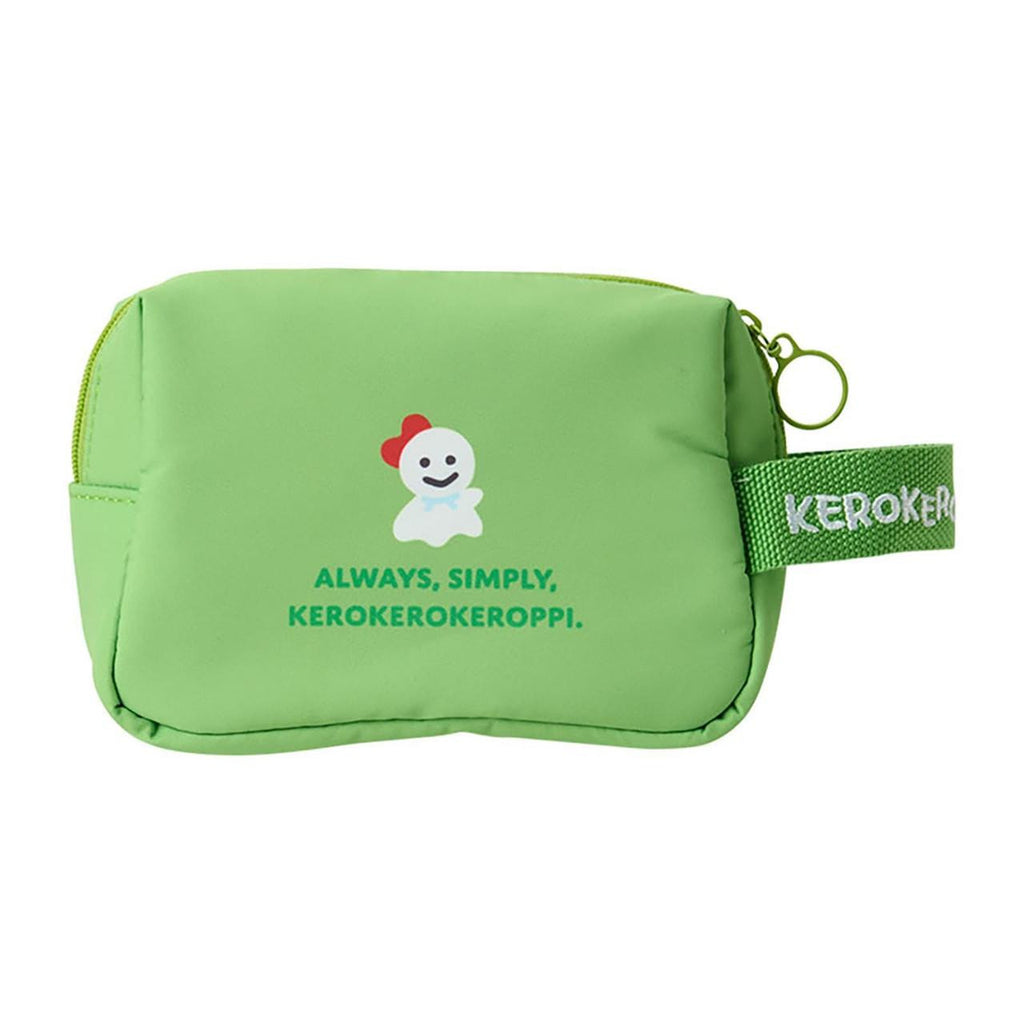 Sanrio Keroppi Green Zipper Pouch Bag