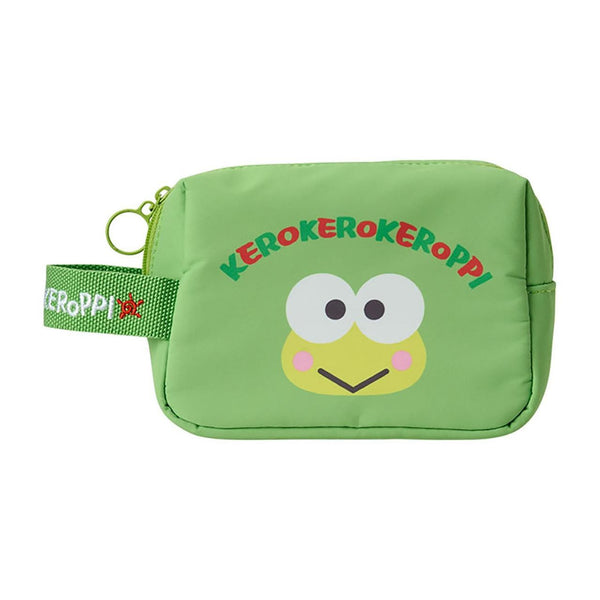 Sanrio Keroppi Green Zipper Pouch Bag