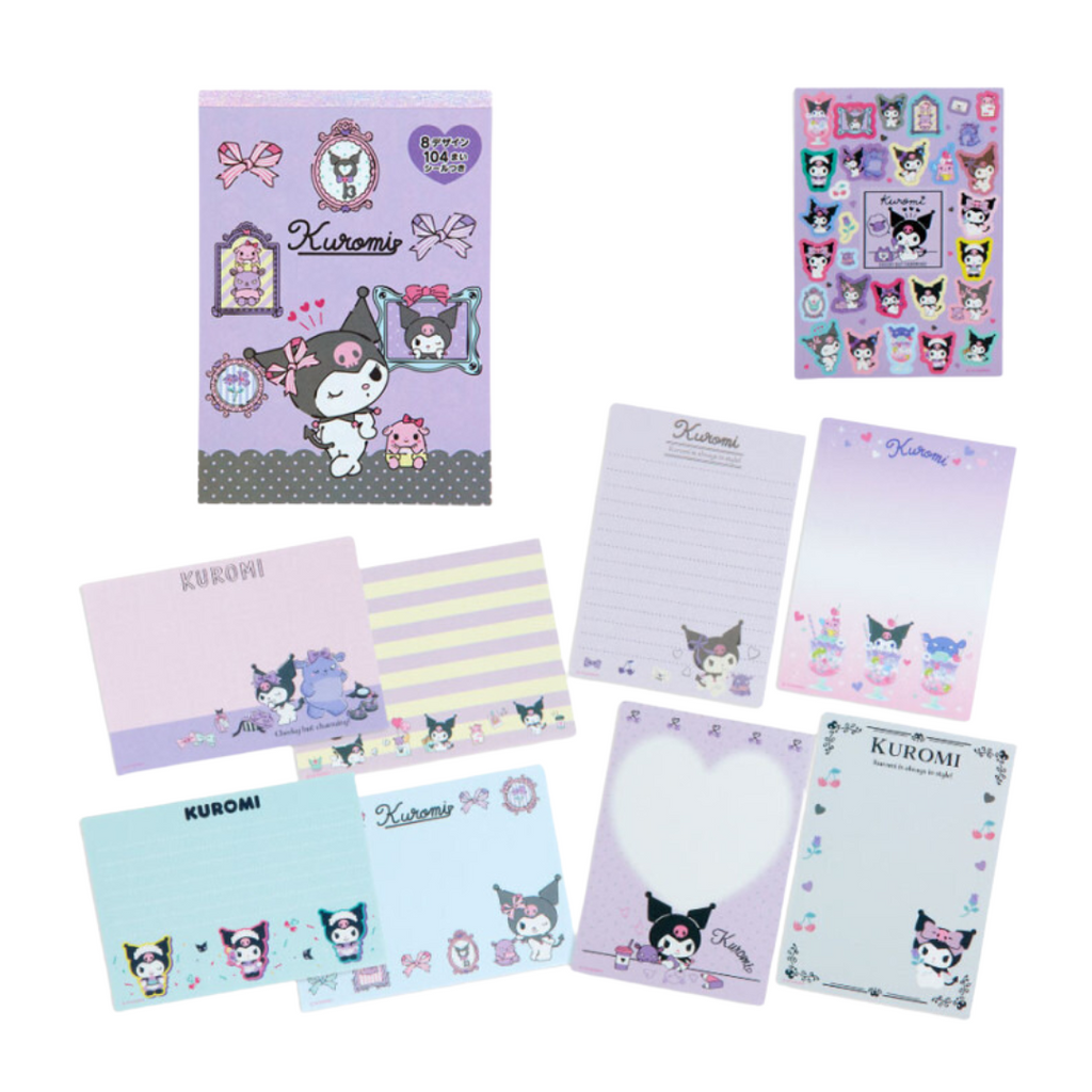Sanrio Kuromi A6 Memo Set of 8