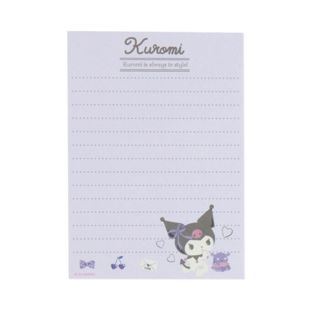 Sanrio Kuromi A6 Memo Set of 8