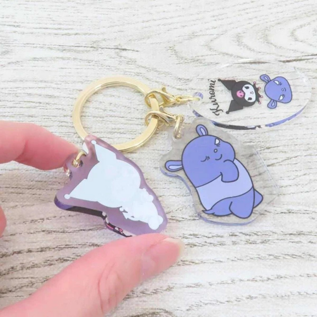 Sanrio_Kuromi_Baku_Three_Charm_Keyring_3