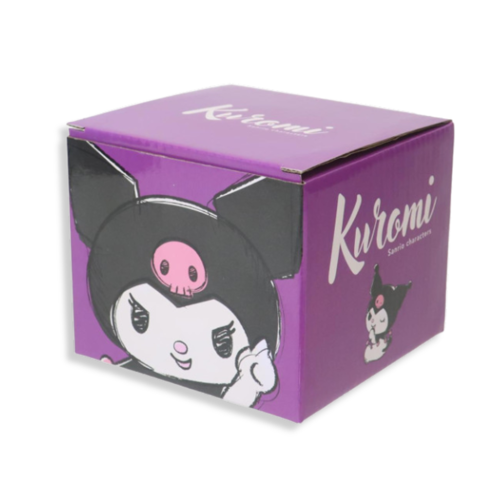 Sanrio Kuromi Ceramic Tea Bowl & Melamine Soup Bowl Set