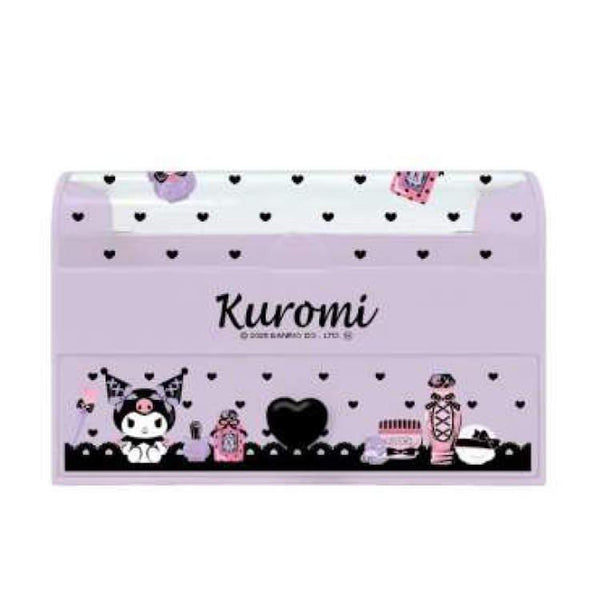 sanrio-kuromi-clear-desktop-accessory-case