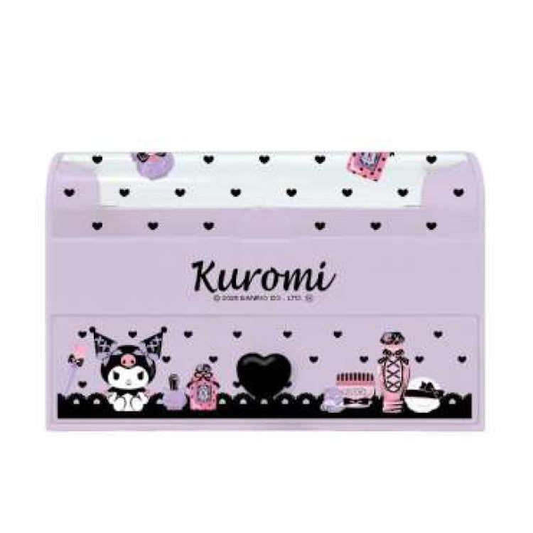 sanrio-kuromi-clear-desktop-accessory-case
