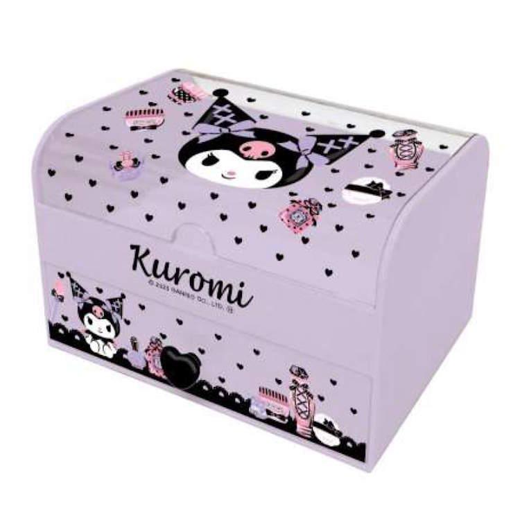 sanrio-kuromi-clear-desktop-accessory-case