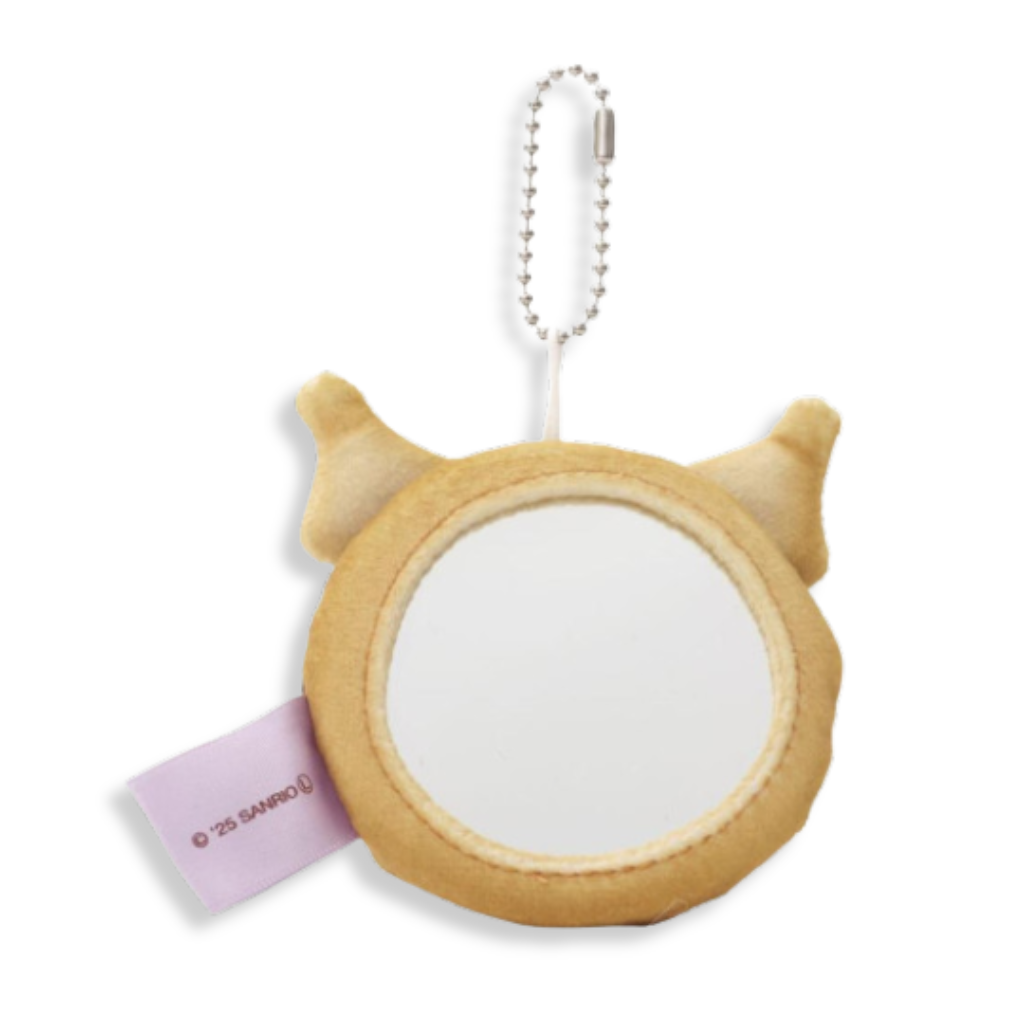 Sanrio Kuromi Donut Mirror Keychain