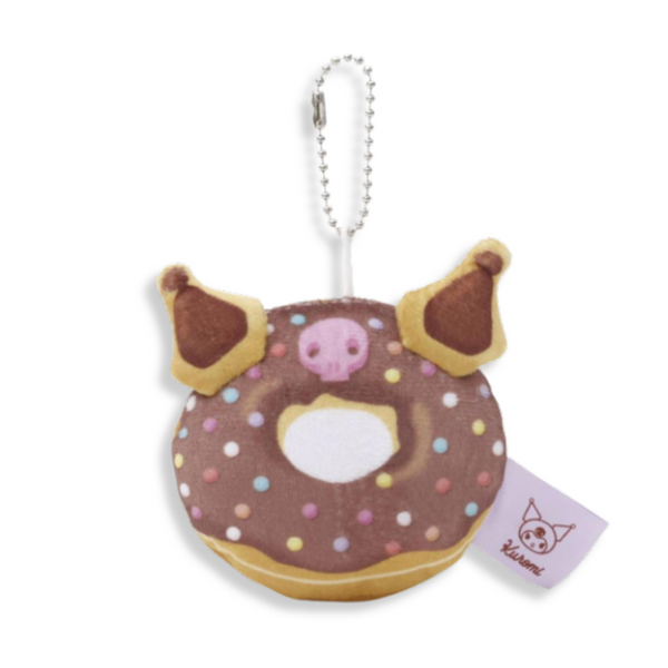 Sanrio Kuromi Donut Mirror Keychain