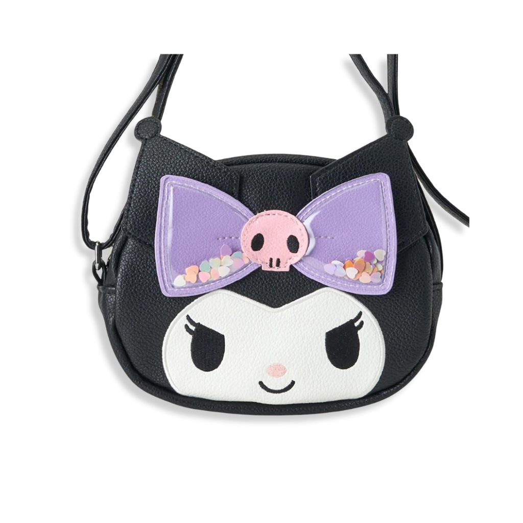 Sanrio Kuromi Face-Shaped Kids Shoulder Bag