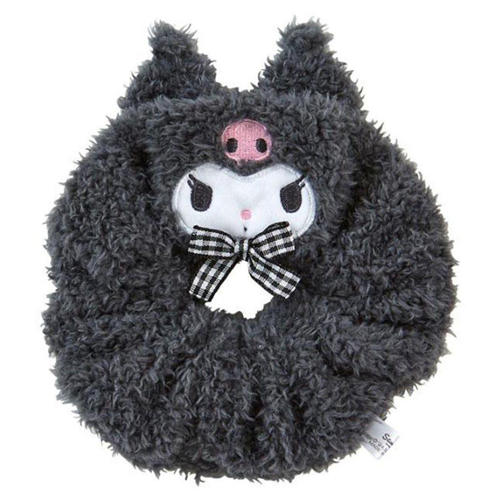 Sanrio Kuromi Face Scrunchie Ponytail Holder