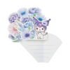 Sanrio Kuromi Flower Bouquet Message Card with Envelope