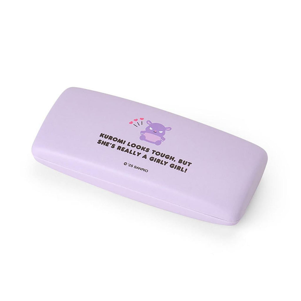 Sanrio Kuromi Hard Glasses Case with Cleaning Cloth