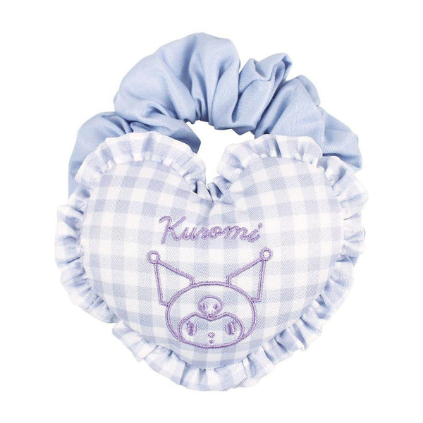 sanrio-kuromi--heart-lilac-mascot-scrunchie