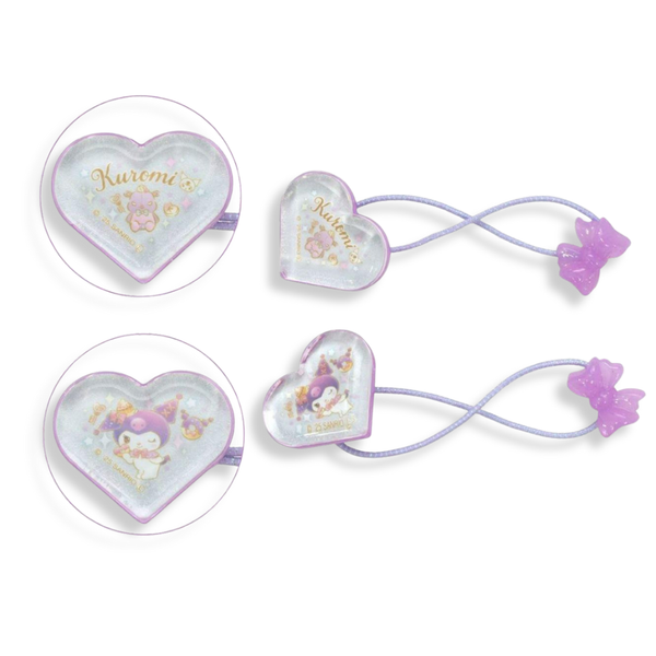Sanrio Kuromi Heart Shape Reflect Ponytail Holder