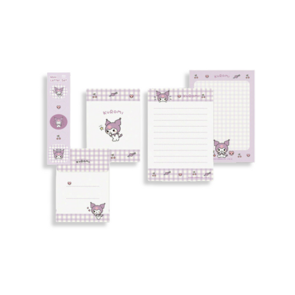 Sanrio Kuromi “Kid Blush” Mini Letter Set