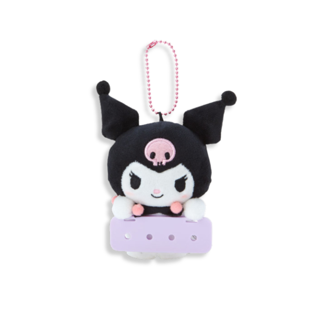 Sanrio Kuromi Maipachirun Mascot Holder Keychain