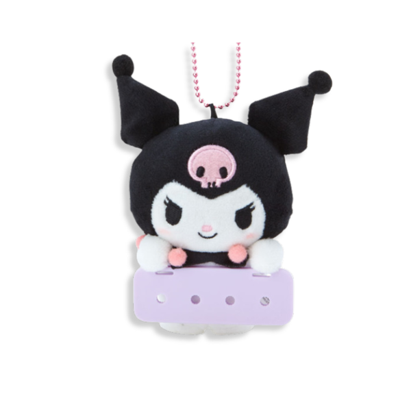 Sanrio Kuromi Maipachirun Mascot Holder Keychain