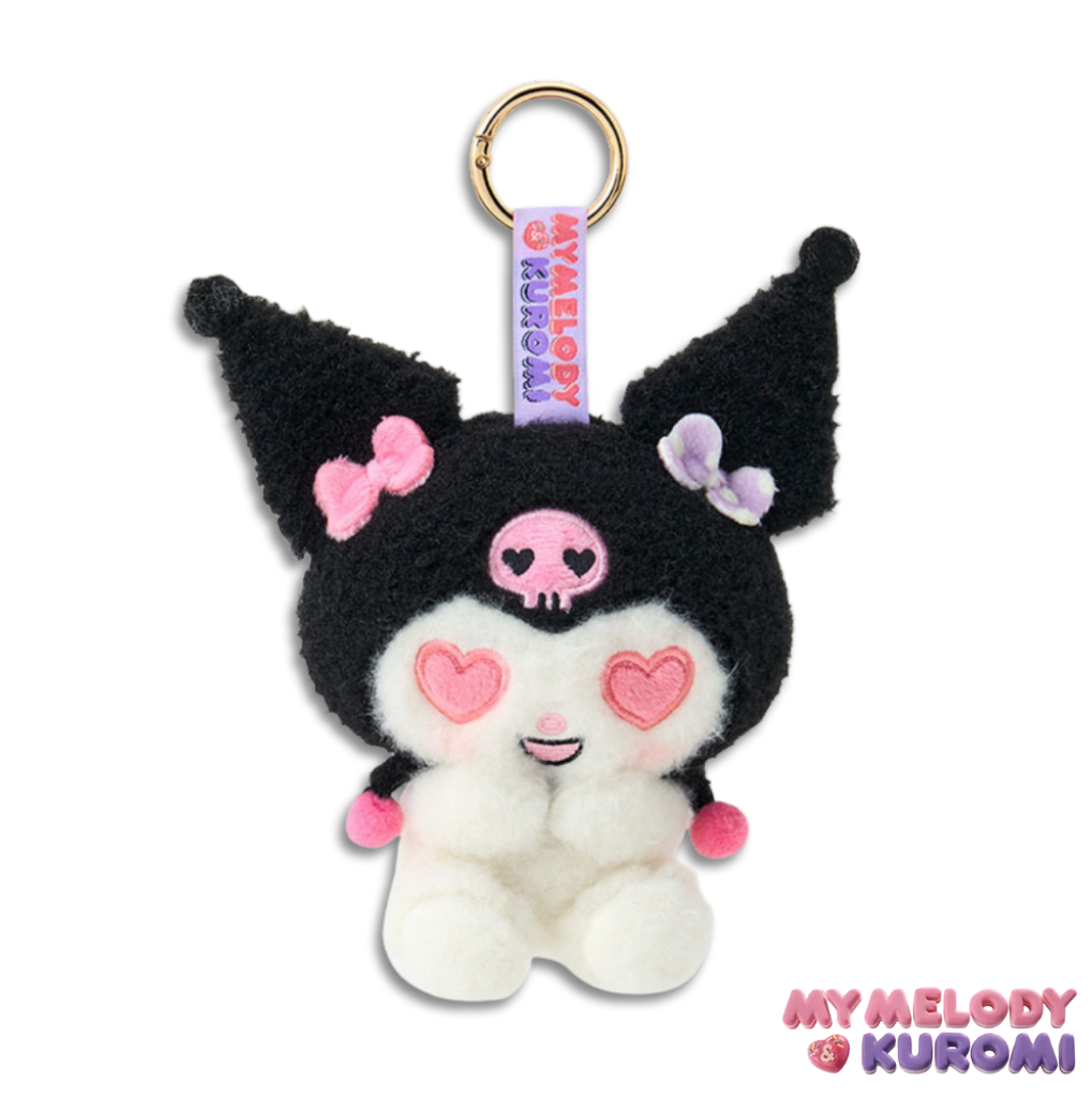 Sanrio_Kuromi_My_Melody_Kuromi_Plush_Keychain_1
